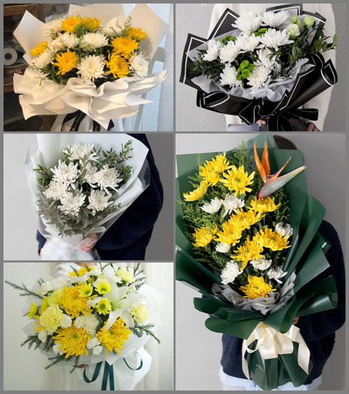 河北唐山市滦南县宋道口镇王庄子村白事花束代送
